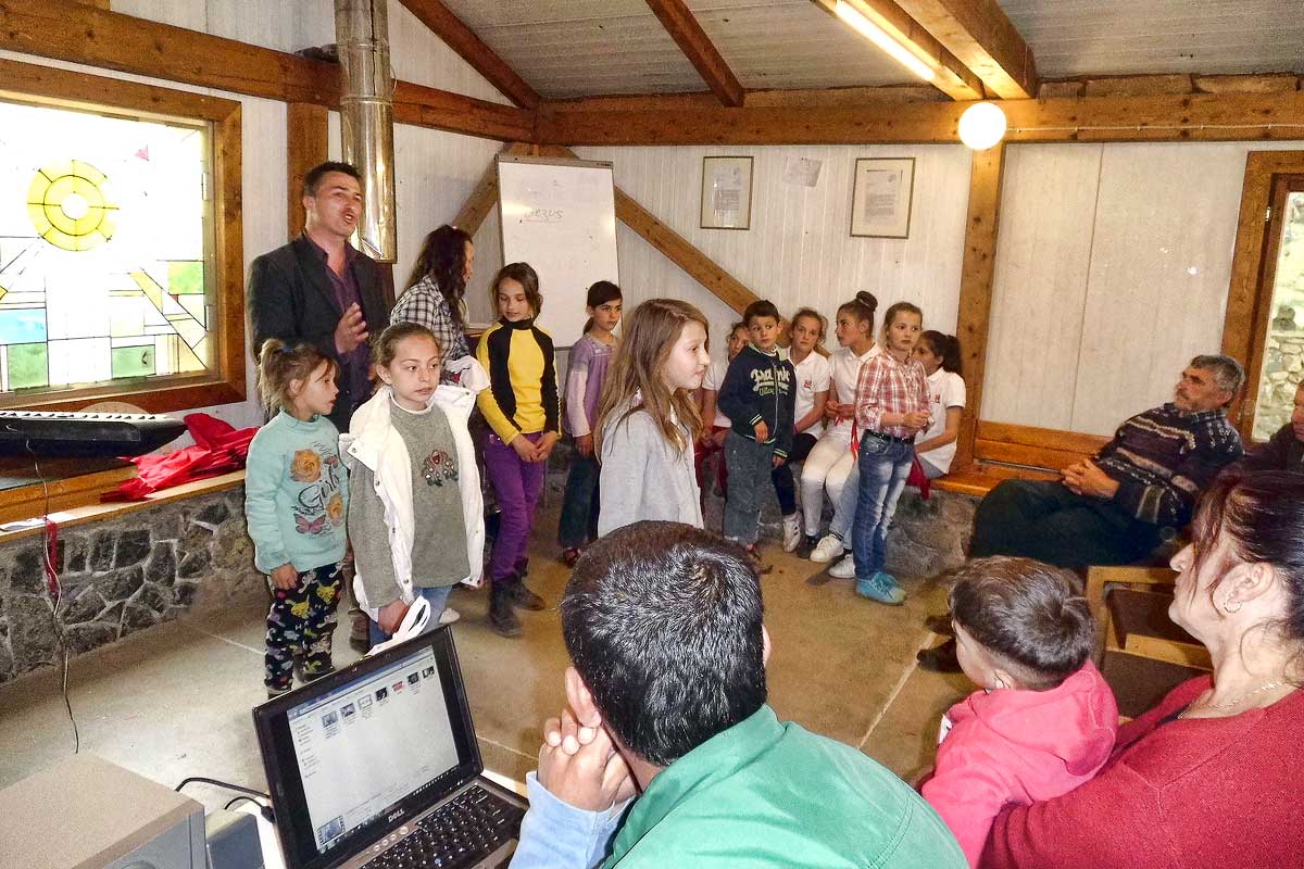 Gottesdienst in Bishnica