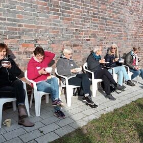 Verdiente Pause in der Sonne