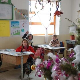 Weihnachtsaktion in Çezmë e Vogël