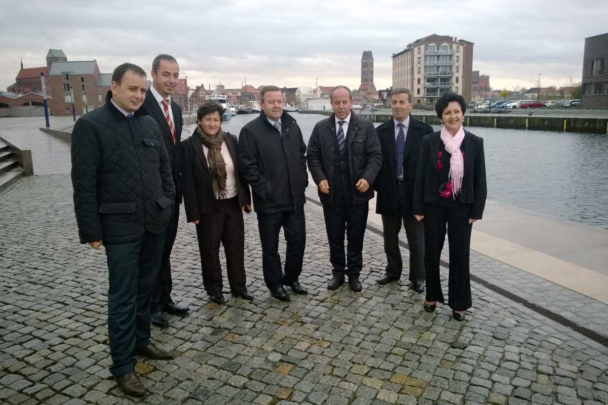 Delegation der Stadtverwaltung Pogradec besucht Wismar