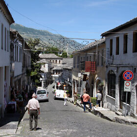 Gjirokastra gehört zu den steilsten Städten Albaniens