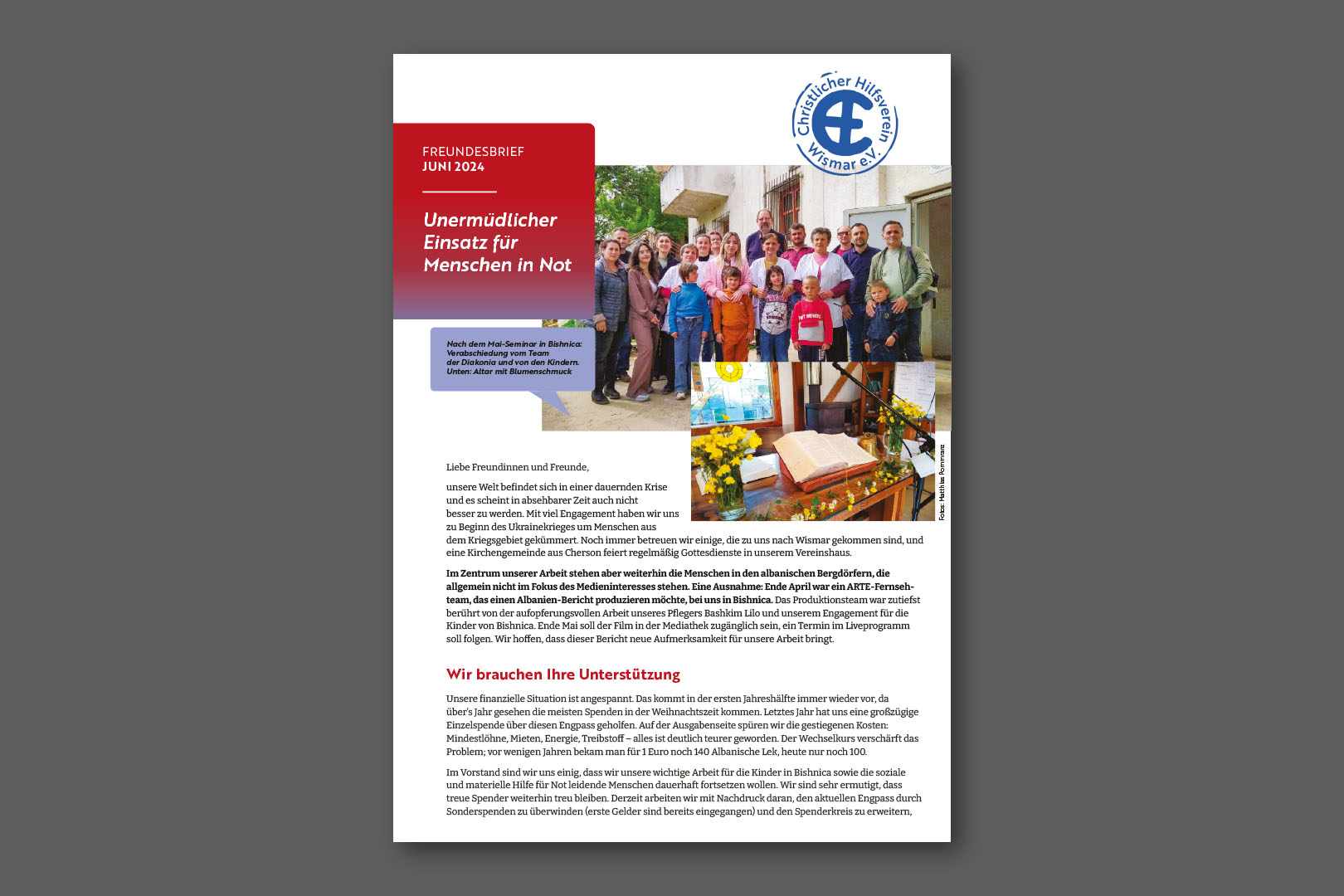 Freundesbrief Juni 2024