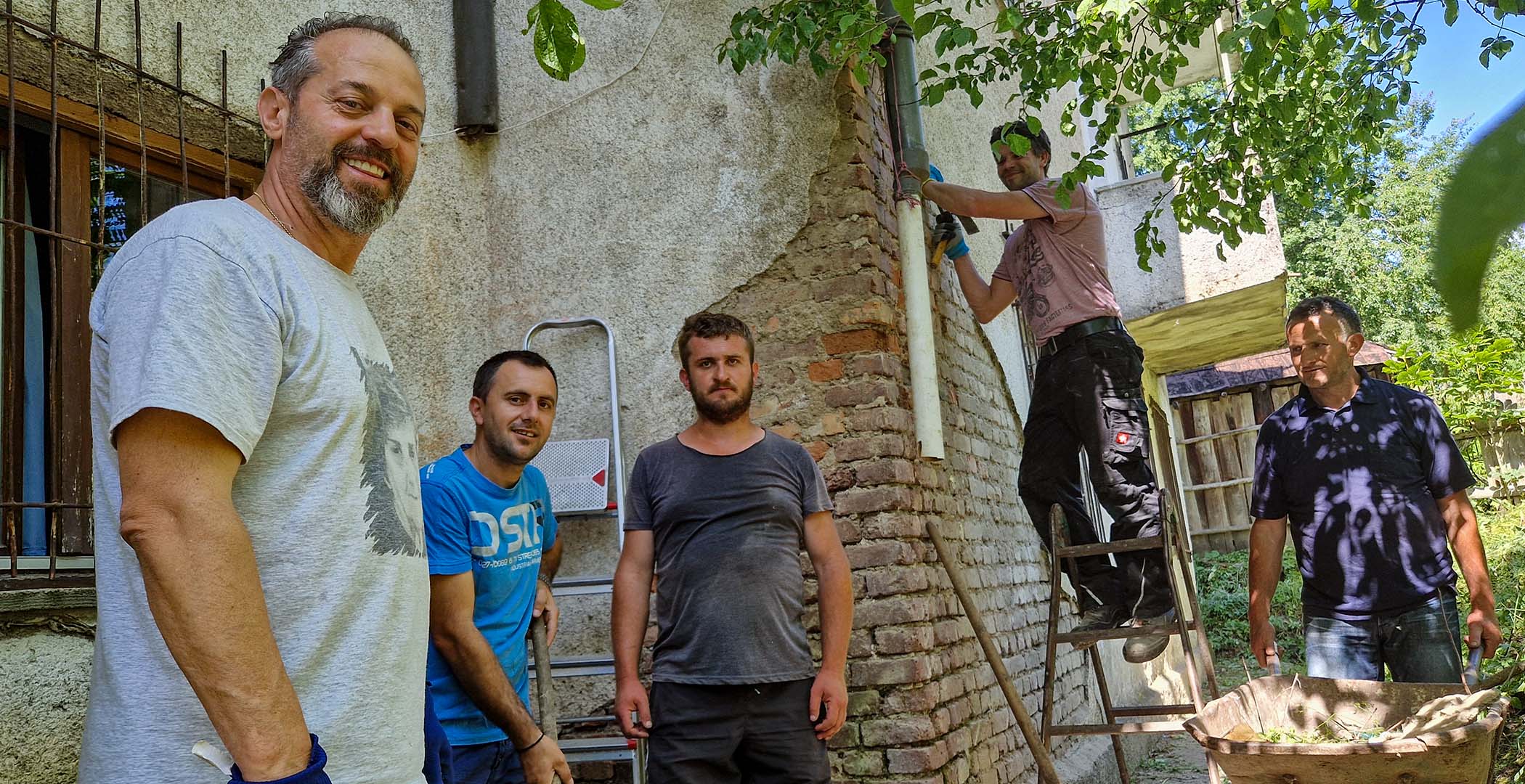Als Arbeitsteam 10 Tage in Bishnica