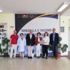 Besuch der Berufsschule in Pogradec